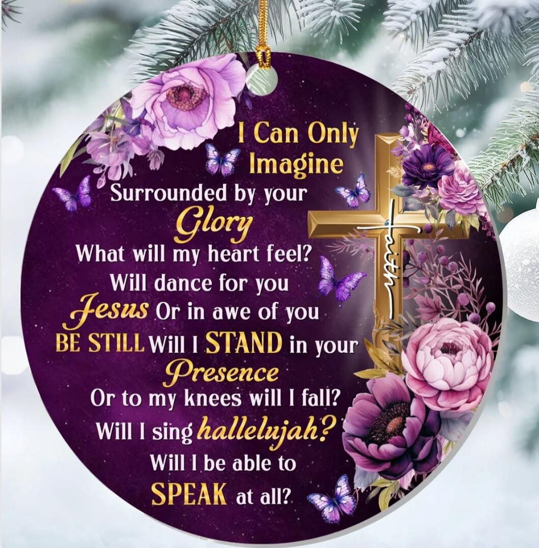 I Can Only Imagine Surrounded by your Glory What will my heart feel? Will dance for you Jesus Or in awe of you BE STILL Will I STAND in your Presence Or to my knees will I fall? Will I sing hallelujah? Will I be able to SPEAK at all? faith