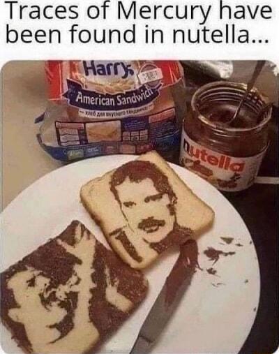 Traces of Mercury have been found in nutella
