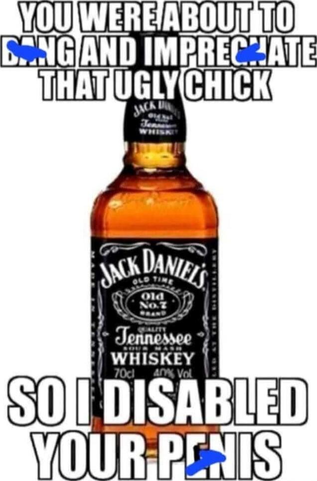 YOU WERE ABOUT TO BANG AND IMPREGNATE THAT UGLY CHICK SO I DISABLED YOUR PENIS
