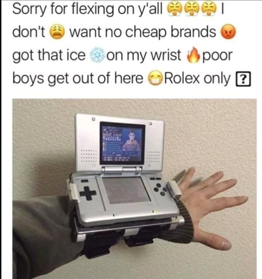 Sorry for flexing on yall G93 63 dont want no cheap brands got thatice on my wrist poor boys get out of here Rolex only Z