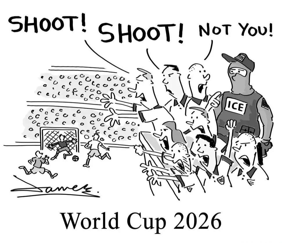 SHOOT! SHOOT! NOT YOU! ICE World Cup 2026