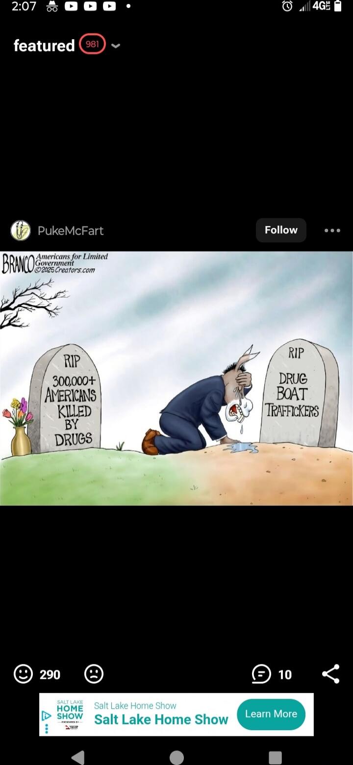 RIP 300,000+ Americans killed by drugs
RIP Drug Boat Traffickers