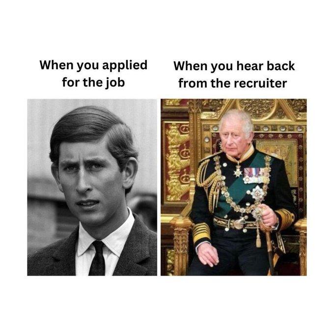 When you applied When you hear back for the job from the recruiter