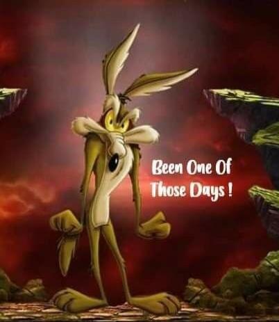 Been One Of Those Days!