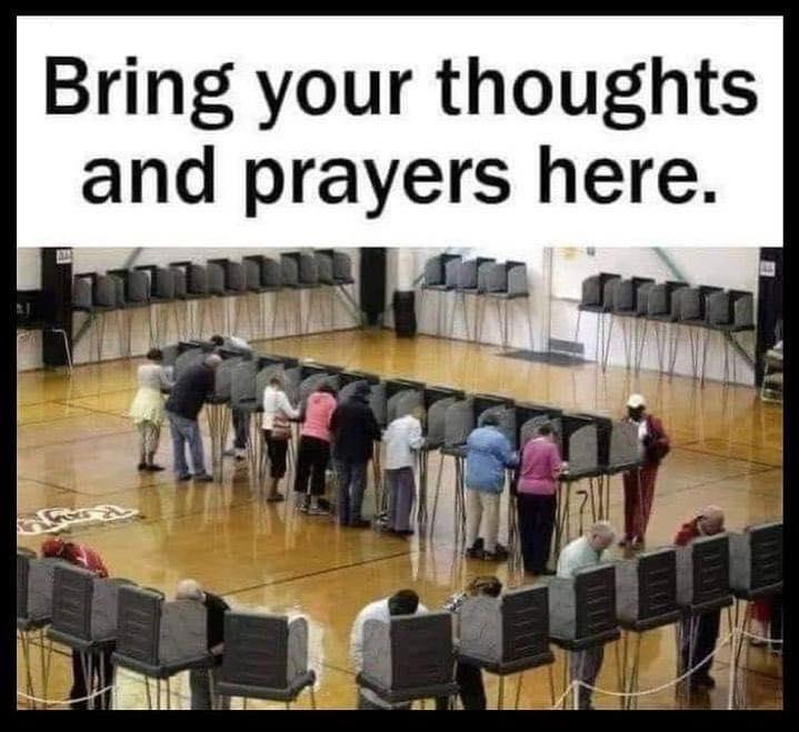 Bring your thoughts and prayers here
