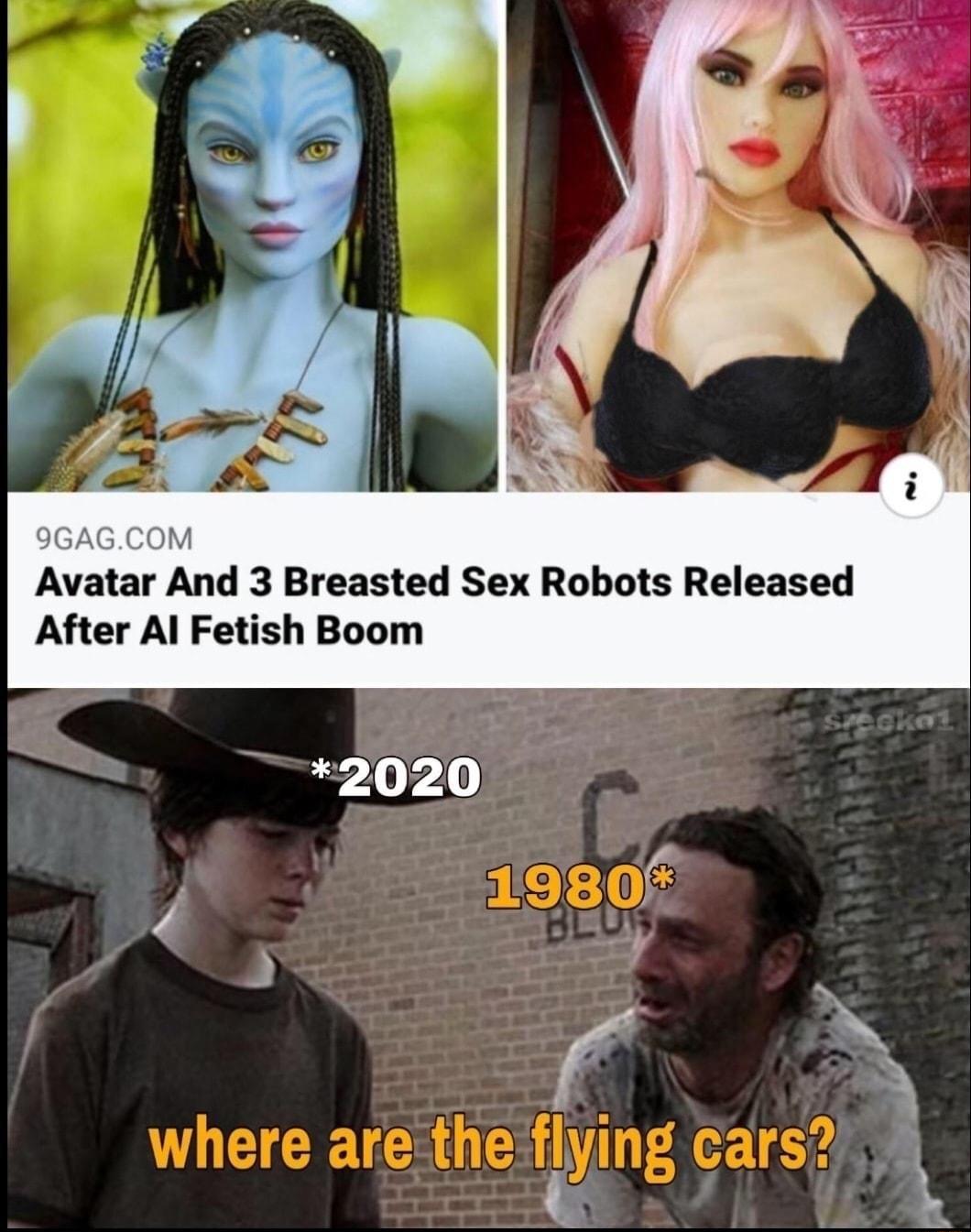 Avatar And 3 Breasted Sex Robots Released After Al Fetish Boom