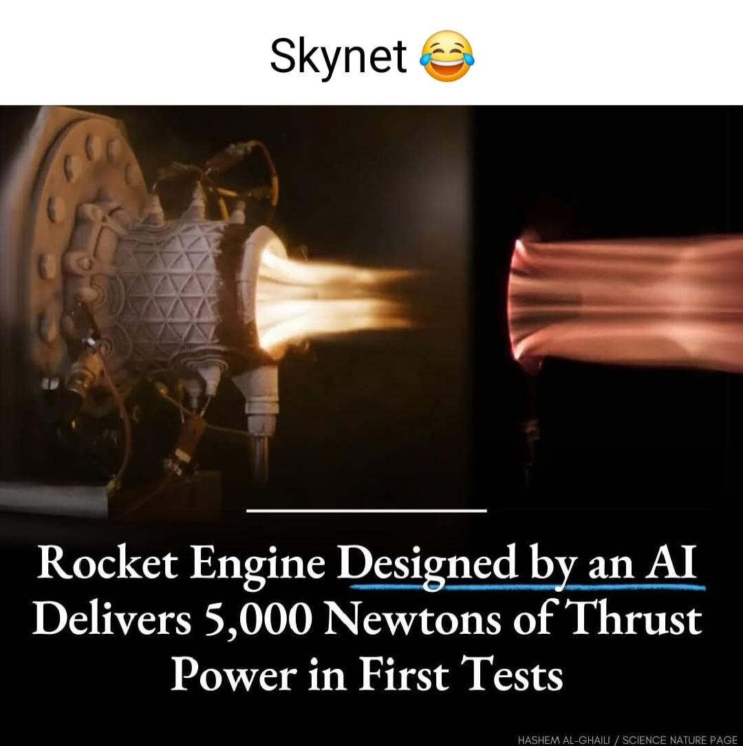 Rocket Engine Designed by an Al Delivers 5000 Newtons of Thrust Power in First Tests