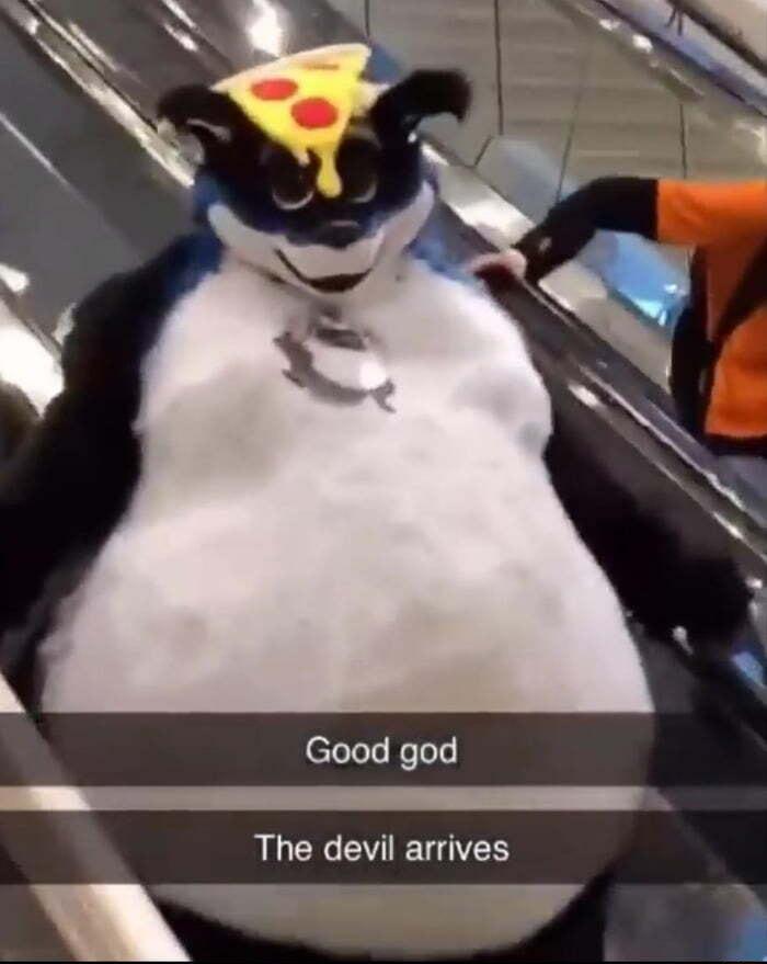 Good god The devil arrives A U __ A