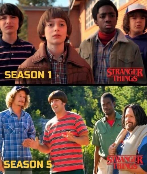 SEASON 1  STRANGER THINGS  SEASON 5