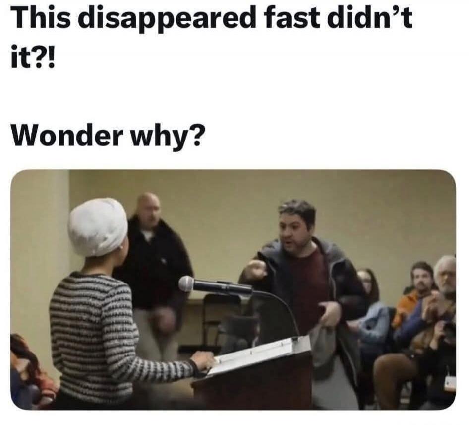 This disappeared fast didn't it?!
Wonder why?