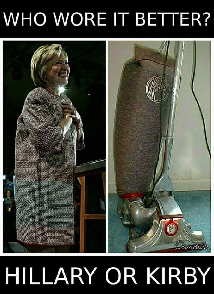 WHO WORE IT BETTER? HILLARY OR KIRBY