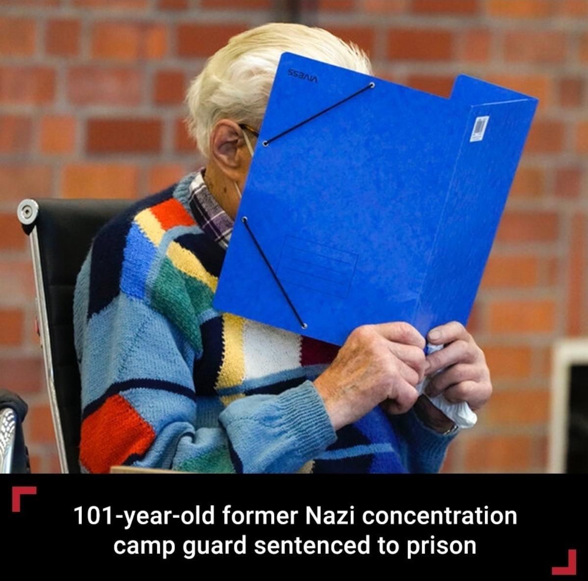 101 year old former Nazi concentration camp guard sentenced to prison