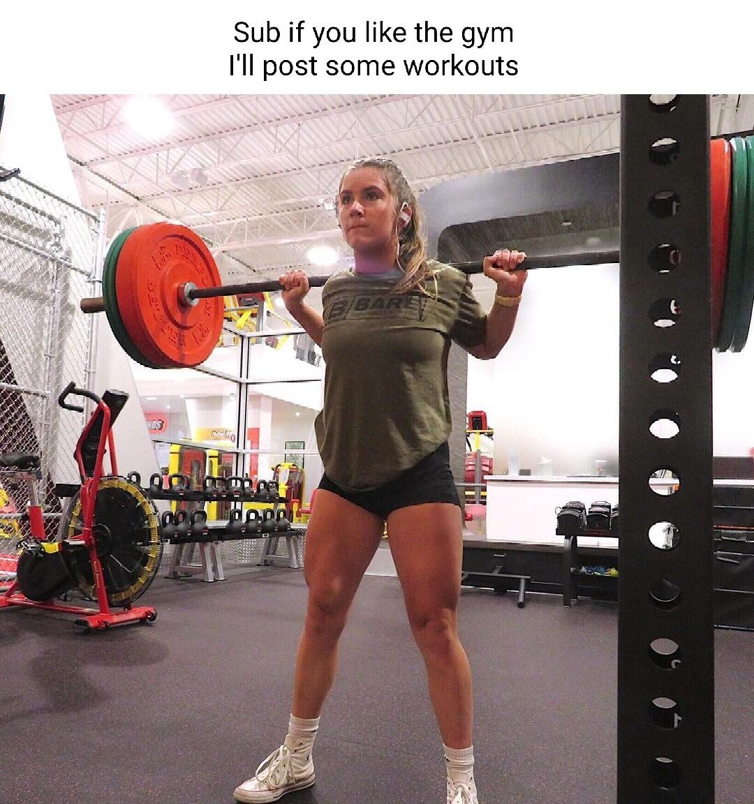 Sub if you like the gym 1l post some workouts ko S