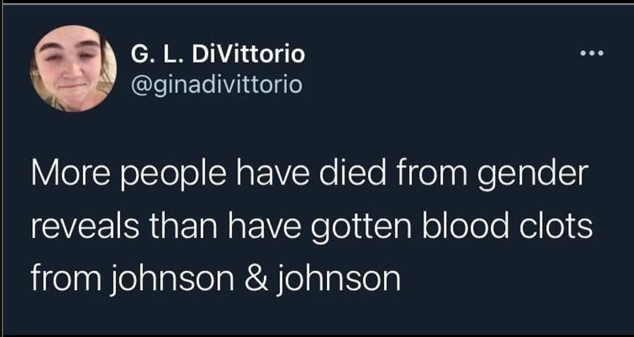 G L DiVittorio ginadivittorio VeRolsToloCRaEVERe STe NigelapRellnle Sy reveals than have gotten blood clots ligelaallelalaileaRWlelalalep