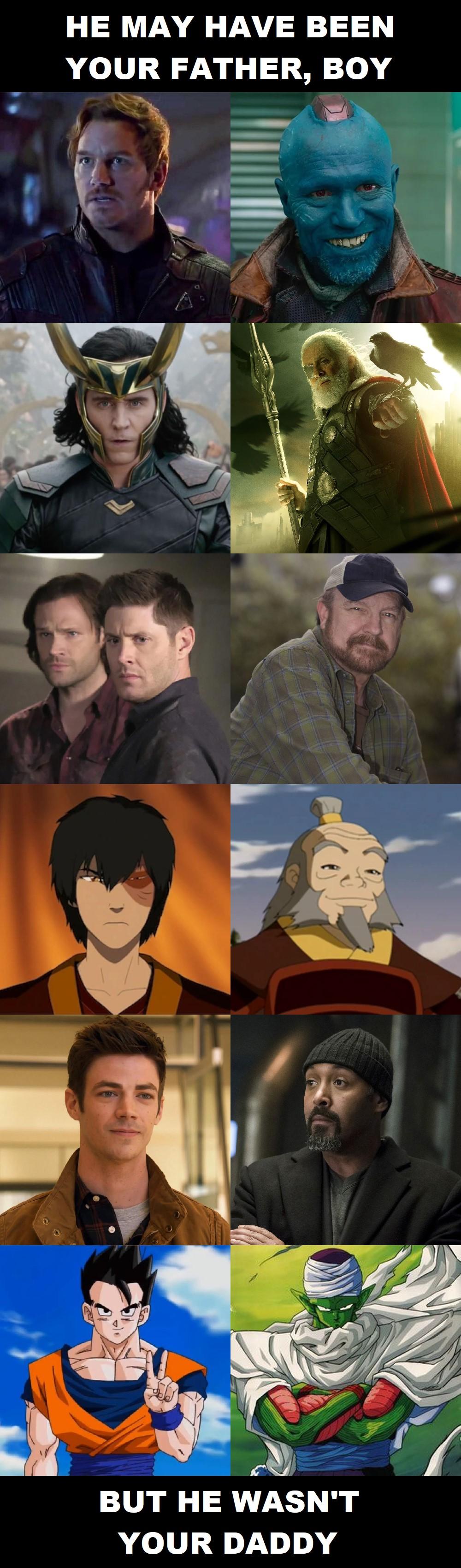 HE MAY HAVE BEEN YOUR FATHER BOY R BUT HE WASNT YOUR DADDY