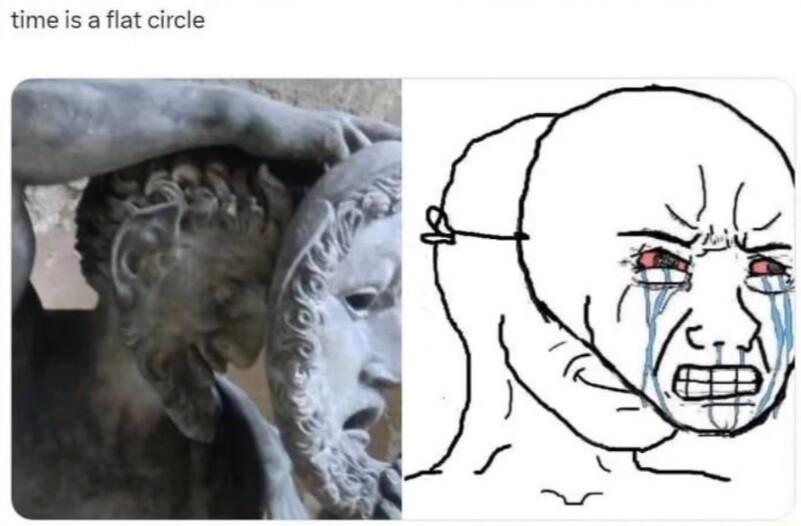 time is a flat circle