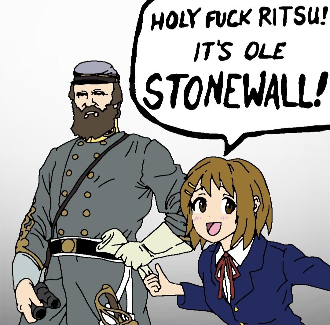 HOLY FUCK RITSU ITS OLE a STONEWALL