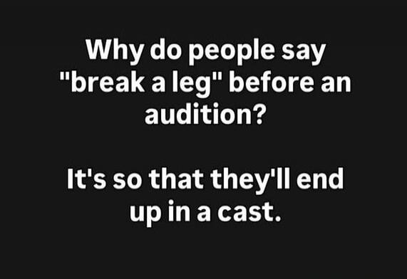 Why do people say 