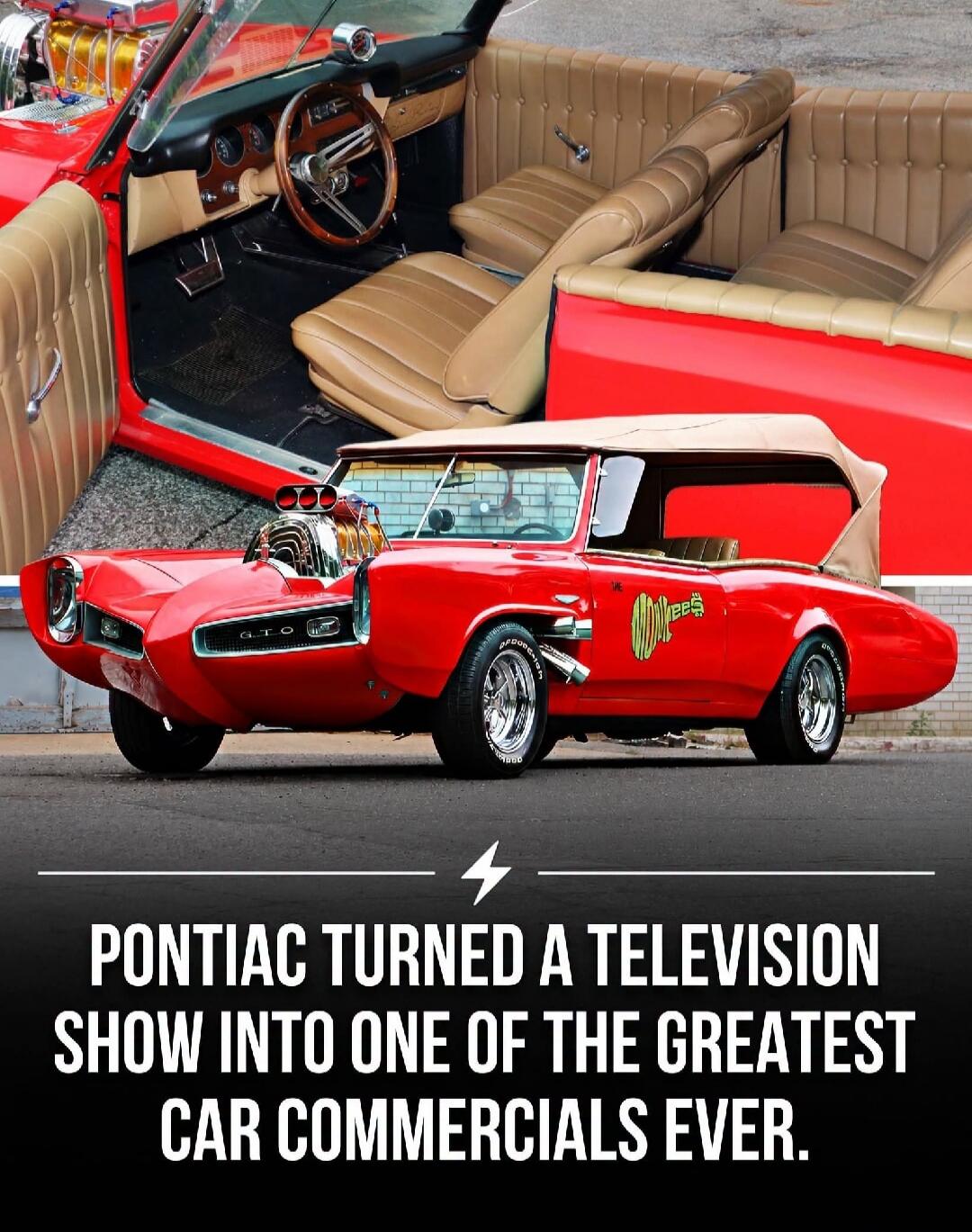 PONTIAC TURNED A TELEVISION SHOW INTO ONE OF THE GREATEST CAR COMMERCIALS EVER.