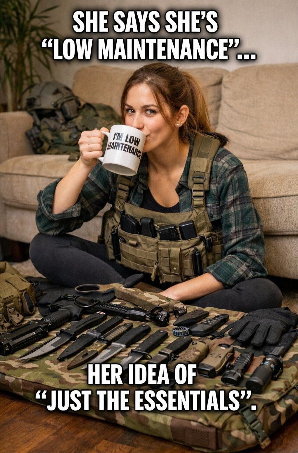 SHE SAYS SHE'S 