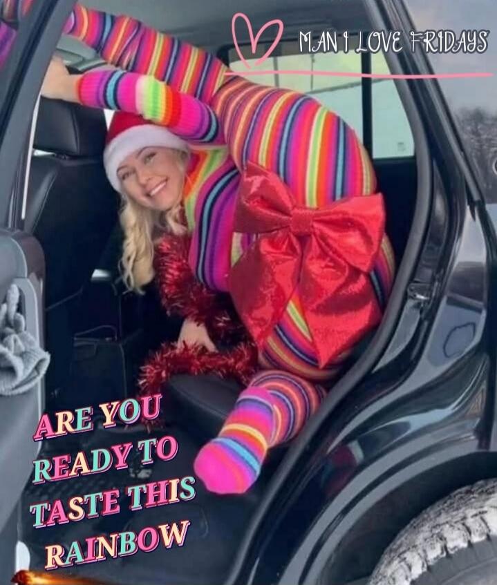 ARE YOU READY TO TASTE THIS RAINBOW
MAN I LOVE FRIDAYS