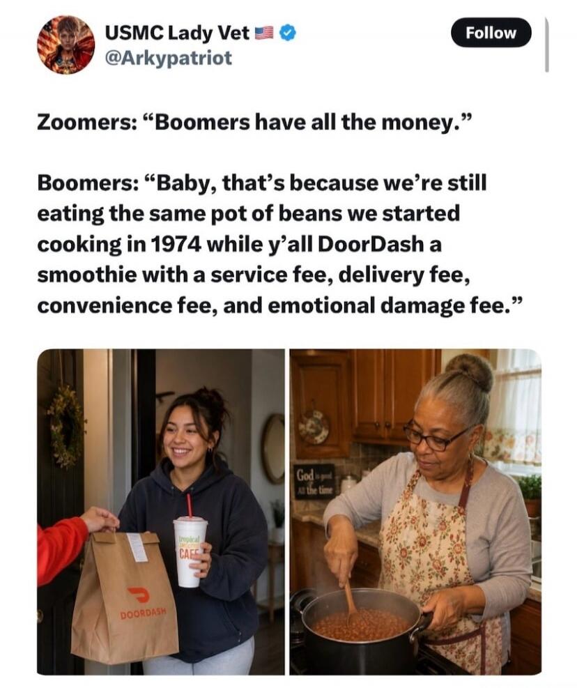 USMC Lady Vet @Arkypatriot Follow Zoomers: 
