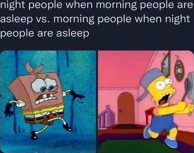 pif1gidolcTol ol SR g SlgMnplelgallatFelTo ol CR1CH asleep vs morning people when night o1Ye o CIETERE S 15T o