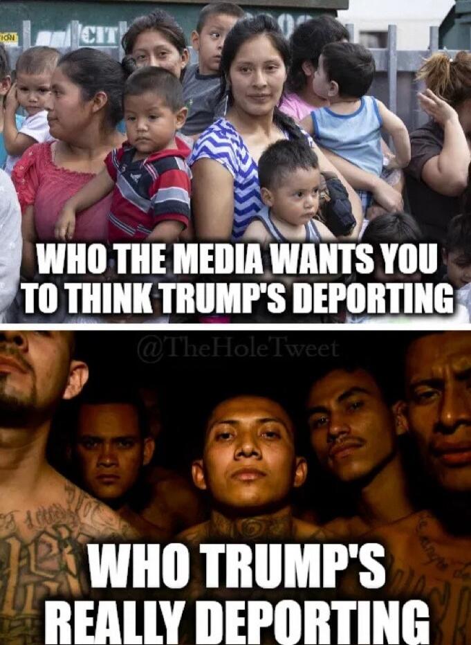 WHO THE HEIIIA WANTS YOU TO THINK TRUMPS DEPORTING WHO TRUMPS REALLY DEPORTING
