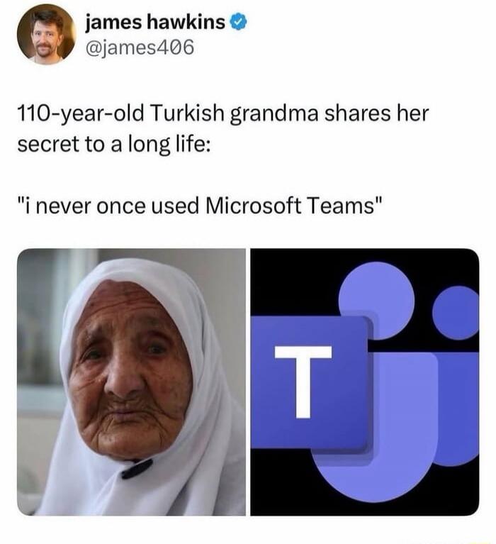 james hawkins @james406 110-year-old Turkish grandma shares her secret to a long life: 