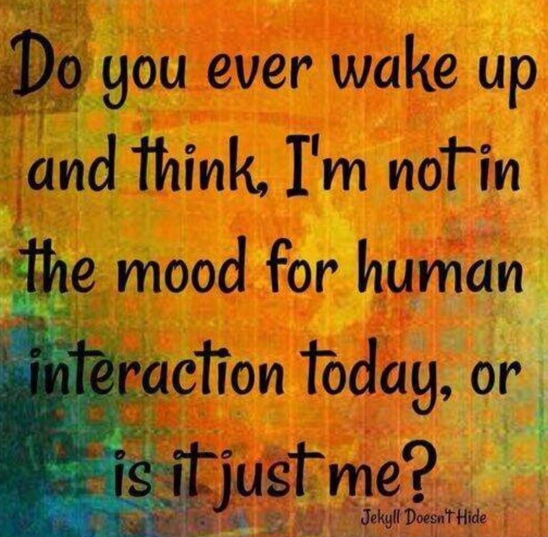 Do you ever wake up and think, I'm not in the mood for human interaction today, or is it just me? Jekyll Doesn't Hide