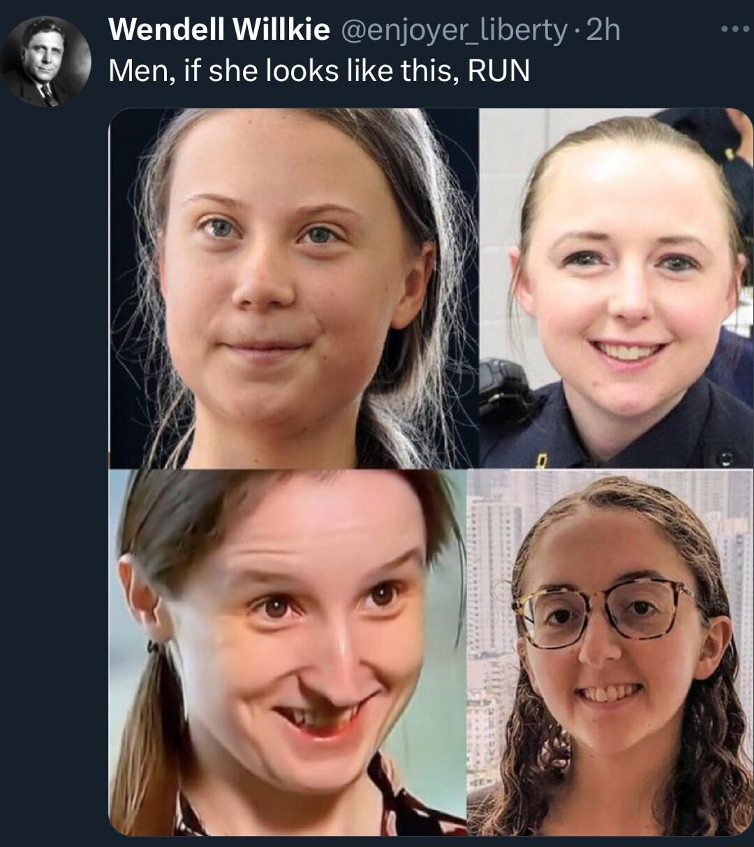 Wendell Willkie enjoyer liberty 2h 9 Men if she looks like this RUN