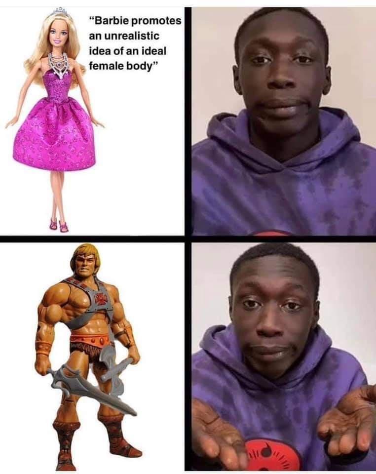 Barbie promotes an unrealistic idea of an ideal female body