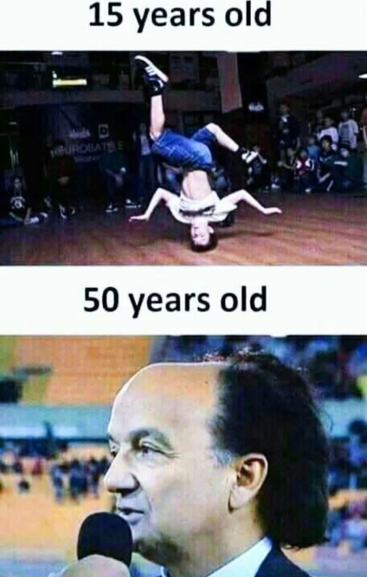 15 years old
50 years old