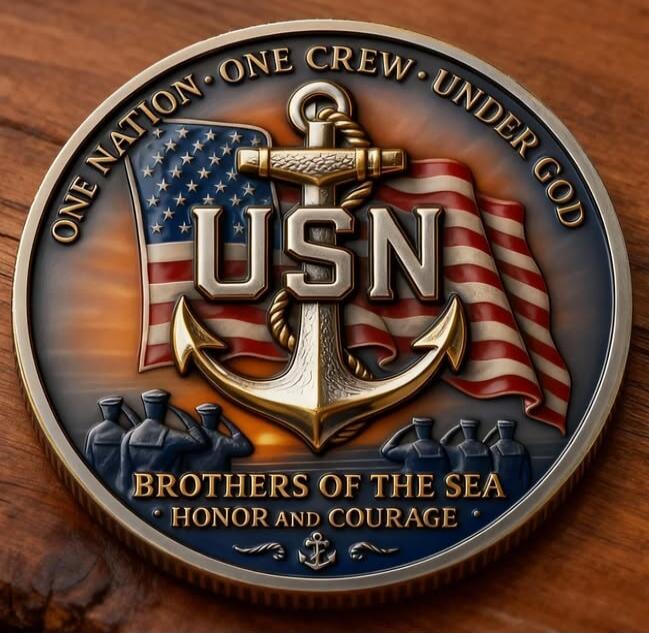ONE NATION • ONE CREW • UNDER GOD
USN
BROTHERS OF THE SEA
HONOR AND COURAGE