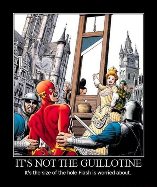 o et JURSBNGINNS 1A C 0 IR O NIN D Its the size of the hole Flash is worried about