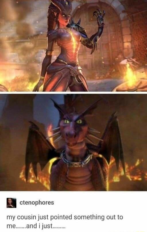 ctenophores my cousin just pointed something out to me nd i just