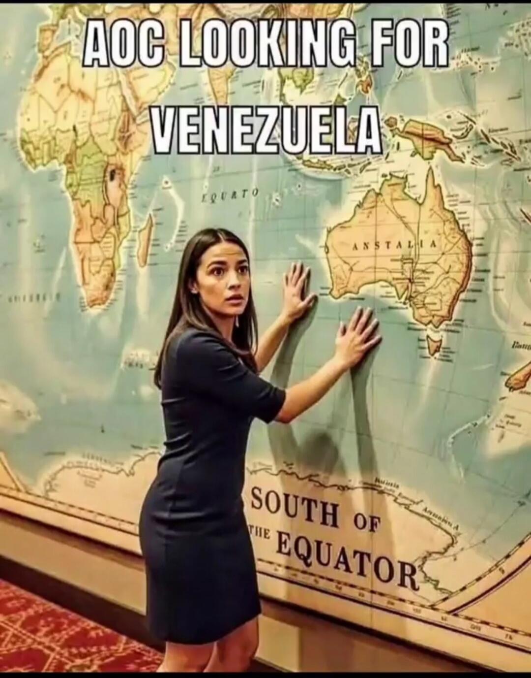 AOC LOOKING FOR VENEZUELA