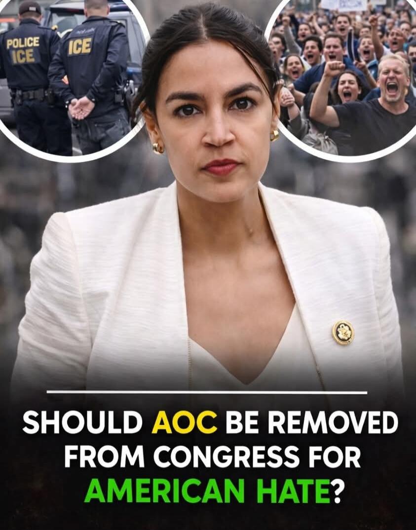 SHOULD AOC BE REMOVED FROM CONGRESS FOR AMERICAN HATE?