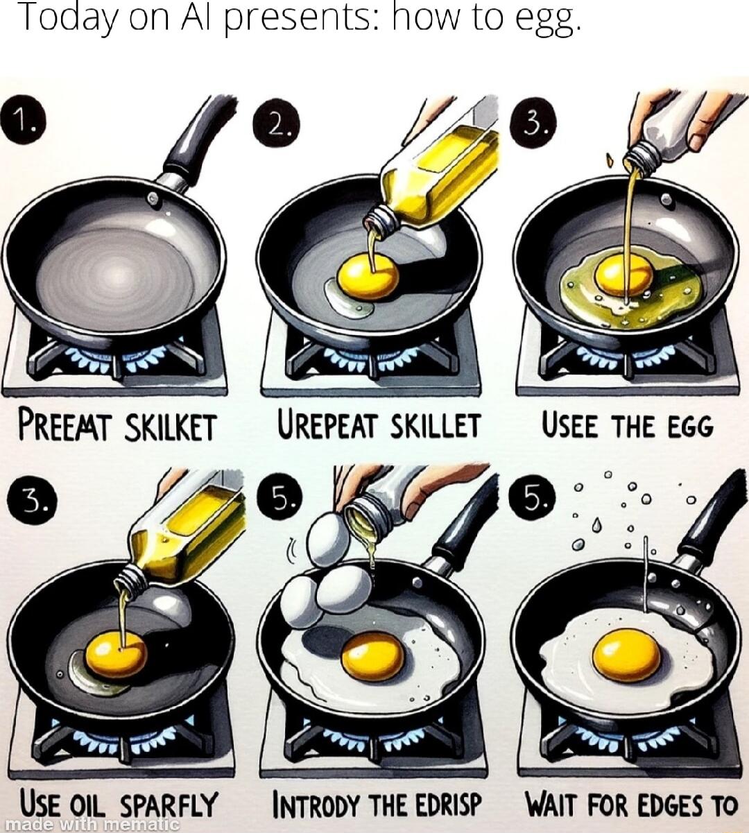Today on Al presents how to egg USE OIL SPARFLY INTRODY THE EDRISP WAIT FOR EDGES TO