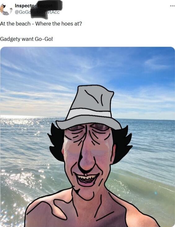 At the beach Where the hoes at Gadgety want Go Gol