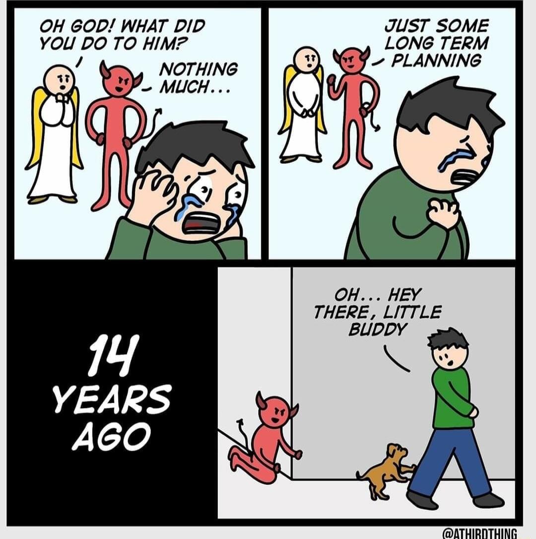 OH GOD WHAT DID JUST SOME YOU DO TO HIM LONG TERM PLANNING