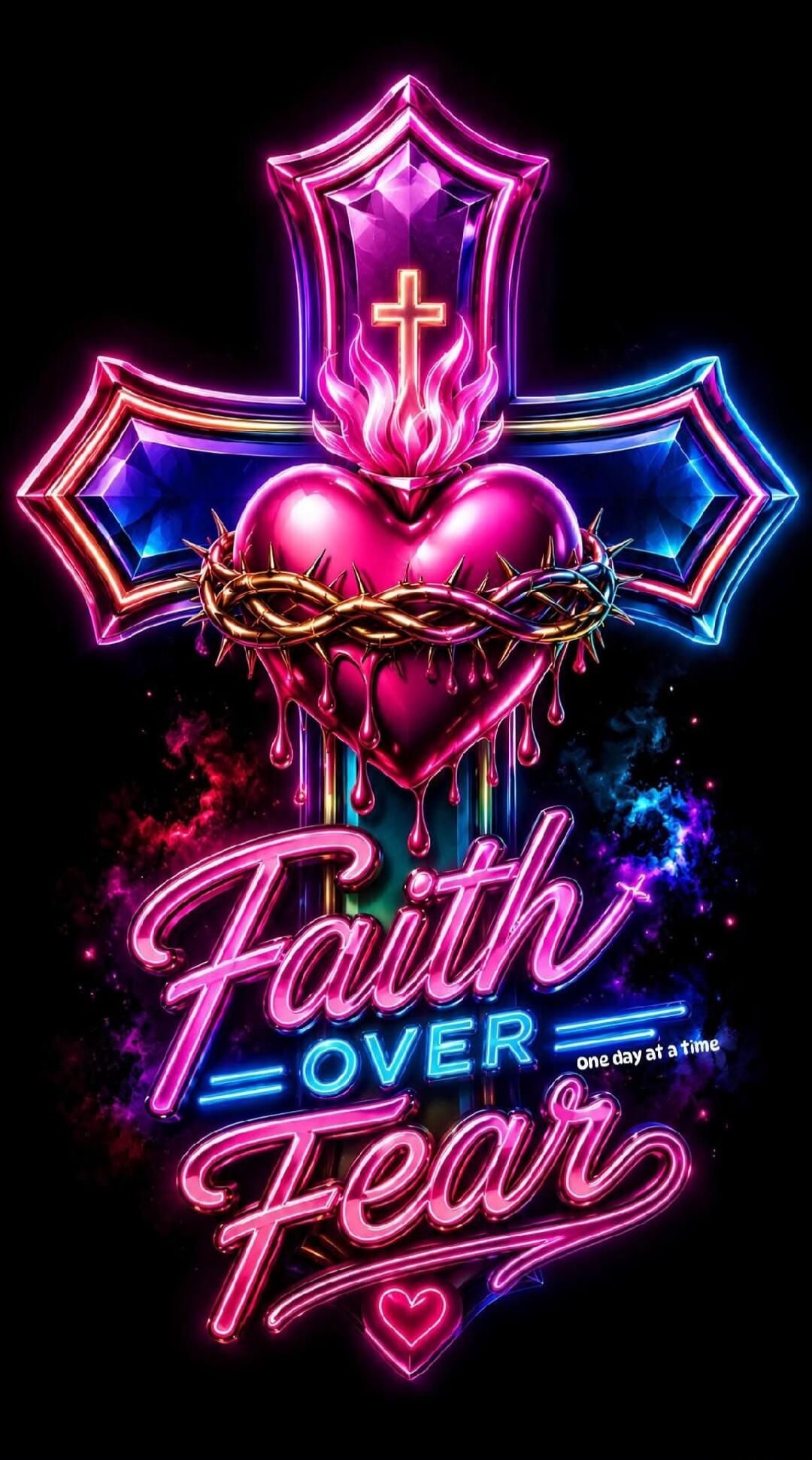 Faith OVER Fear one day at a time