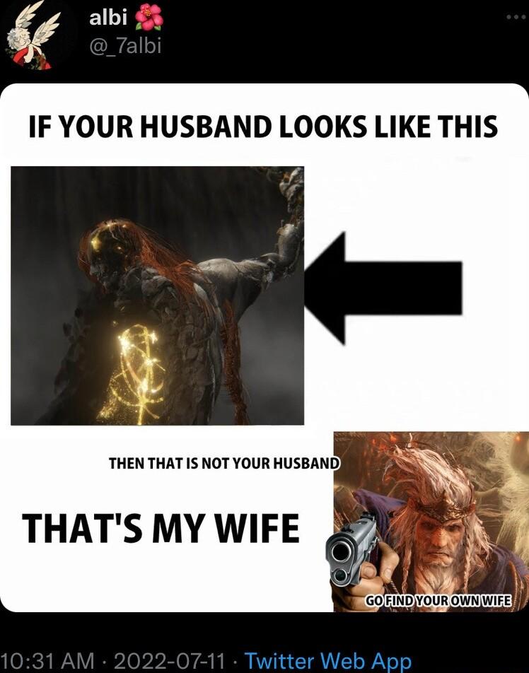 gf albi IF YOUR HUSBAND LOOKS LIKE THIS THEN THAT IS NOT YOUR HUSBAND THATS MY WIFE 7 Twitter Web App