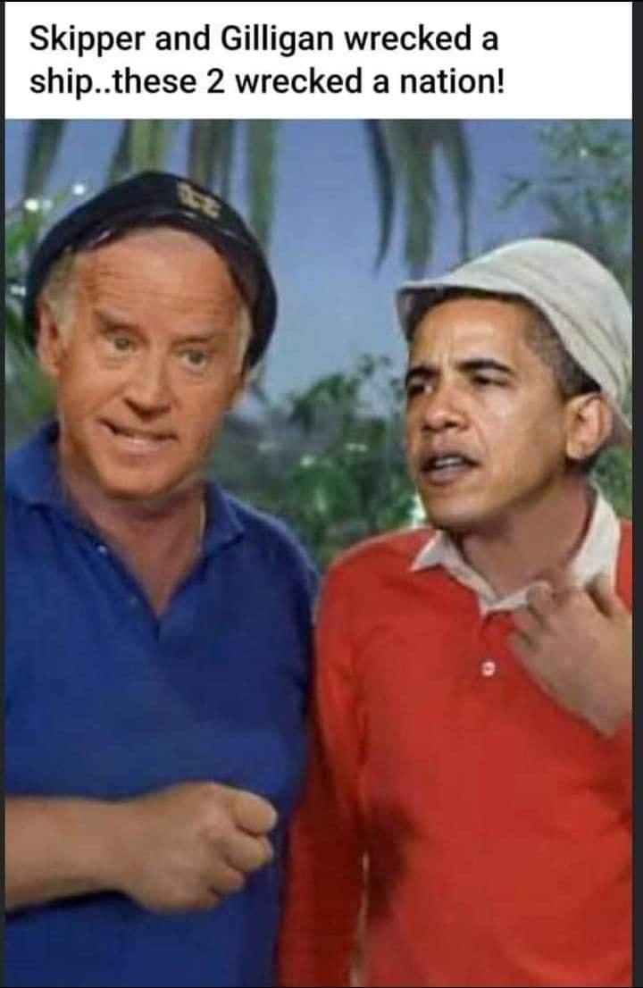 Skipper and Gilligan wrecked a shipthese 2 wrecked a nation