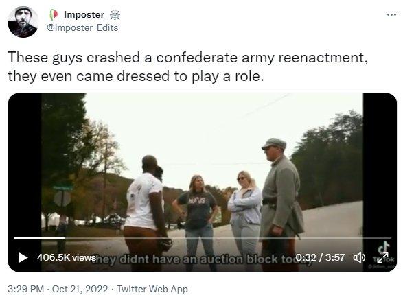 a xR These guys crashed a confederate army reenactment they even came dressed to play a role 032381 B