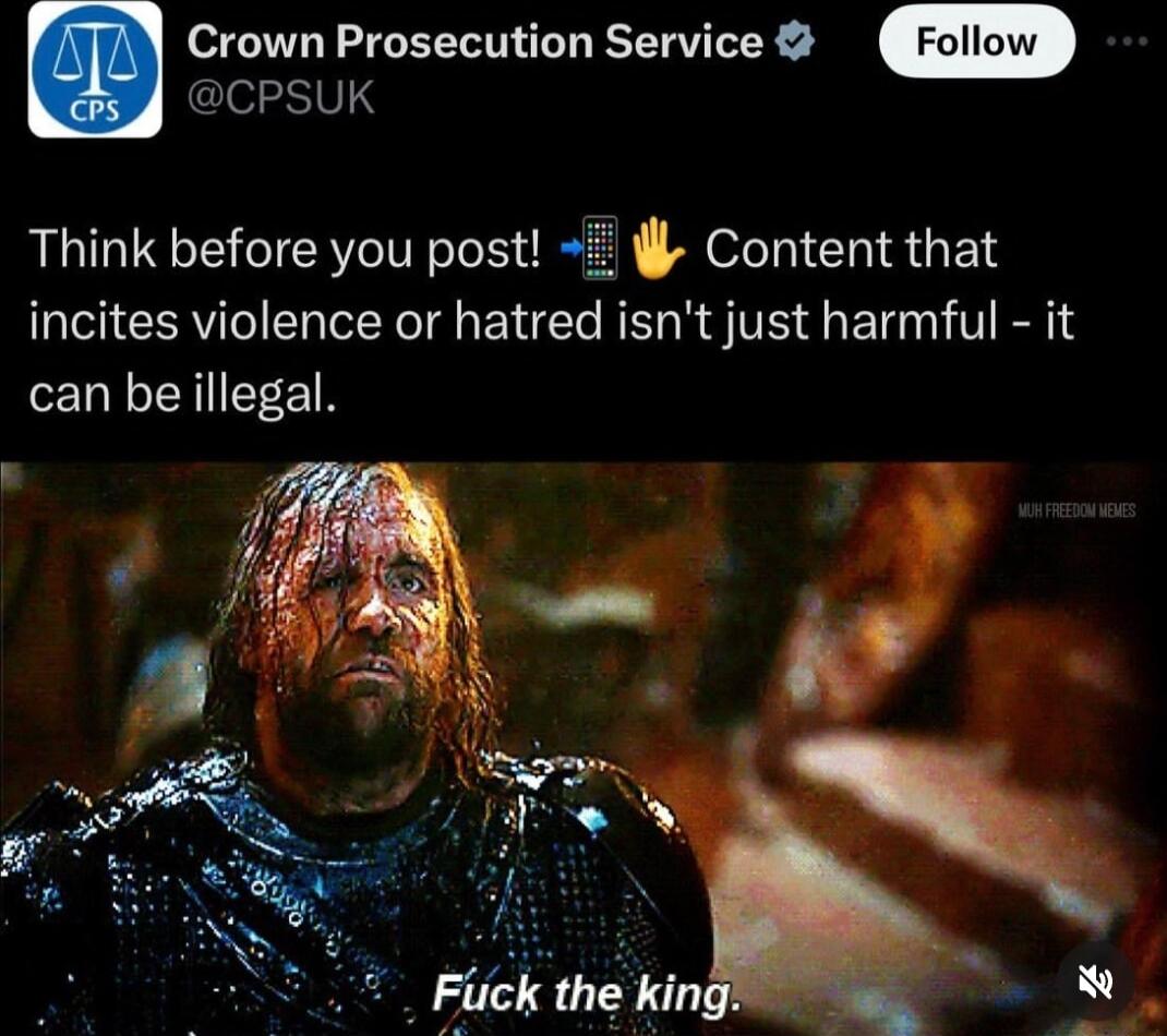 CPSUK Think before you post Content that incites violence or hatred isnt just harmful it can beiillegal
