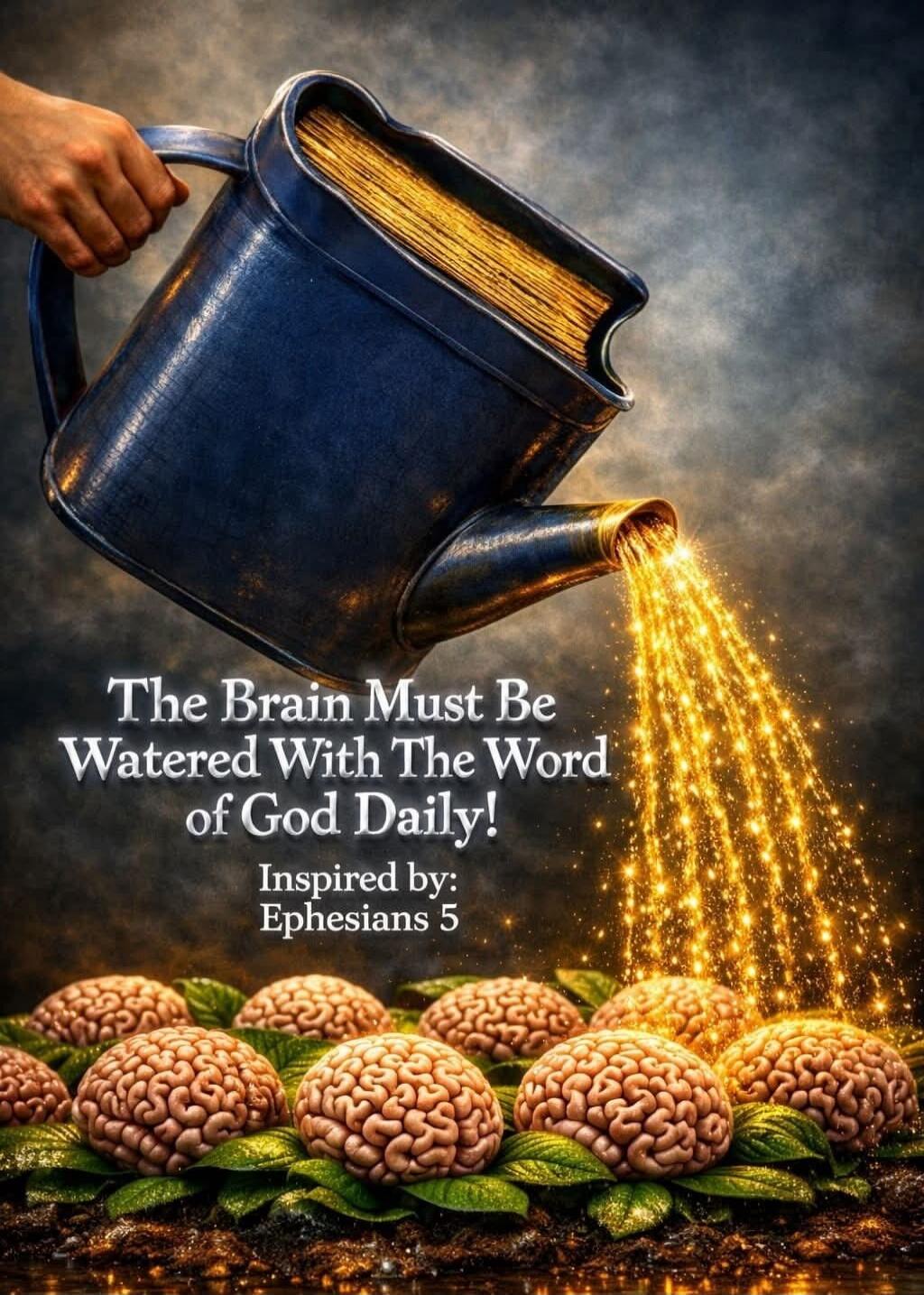 The Brain Must Be Watered With The Word of God Daily! Inspired by: Ephesians 5