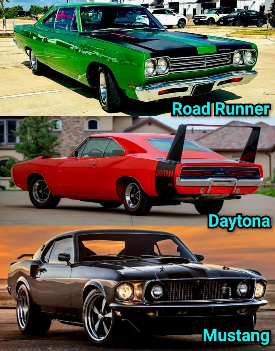 Road Runner Daytona Mustang
