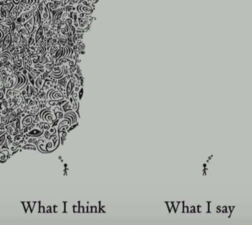 s f What I say