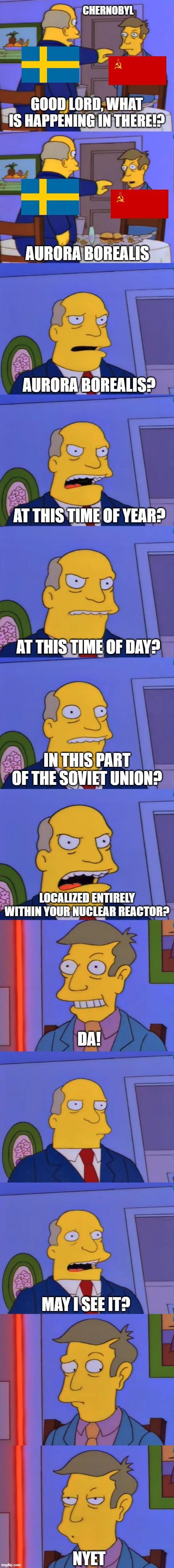 _I_ t GOOD LORD WHAT fIS IIAIIHIIIIGIII THERED a lnmnllsa 3 AT THISTIME OF YEAR f AT THISTIME OF DAY2 LOCALIZED ENTIRELY WITHIN YOURNUCLEAR REACTOR